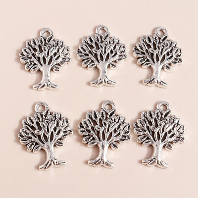 15 bucăți modă drăguț aliaj dragoste inimă aripi de înger brelocuri pandantive arbore elefant baseball clovn pandantive pentru bijuterii DIY