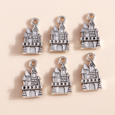 15 bucăți modă drăguț aliaj dragoste inimă aripi de înger brelocuri pandantive arbore elefant baseball clovn pandantive pentru bijuterii DIY