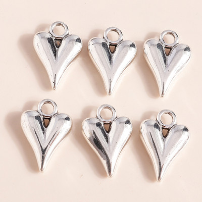15 bucăți modă drăguț aliaj dragoste inimă aripi de înger brelocuri pandantive arbore elefant baseball clovn pandantive pentru bijuterii DIY