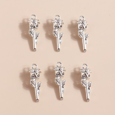 15 bucăți modă drăguț aliaj dragoste inimă aripi de înger brelocuri pandantive arbore elefant baseball clovn pandantive pentru bijuterii DIY