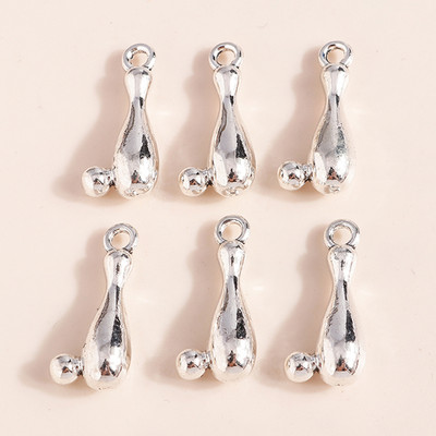 15 bucăți modă drăguț aliaj dragoste inimă aripi de înger brelocuri pandantive arbore elefant baseball clovn pandantive pentru bijuterii DIY