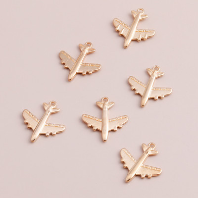 20 de bucăți din aliaj de înaltă calitate, pandantive pentru avioane, se potrivesc cu brățări și coliere, două culori, 23x20mm, accesorii pentru bijuterii DIY