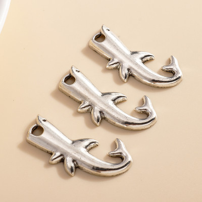 20 de bucăți de culoare neagră în cruce de mărgele DIY pentru brățări lucrate manual, coliere 27x12mm, pentru realizarea de accesorii de bijuterii