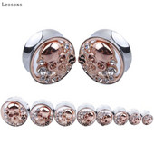 Leosoxs 2 ks horúce nové produkty v Európe a Amerike s náušnicami, uši z lebky z nehrdzavejúcej ocele