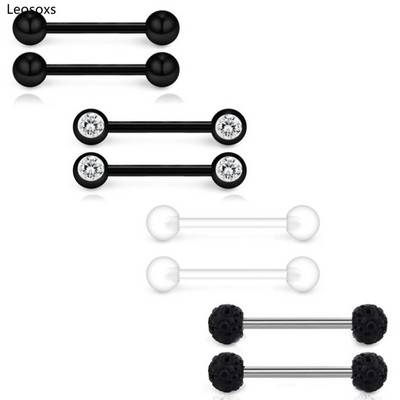 Piercing do jazyka s 8 ks v tvare perforovaného nechtu Leosoxs, kombinovaný piercing do jazyka z nehrdzavejúcej ocele s činkou.