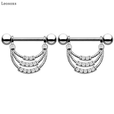 Leosoxs, 2 bucăți, inel pentru lapte, popular inel de zircon din oțel inoxidabil în Europa și America