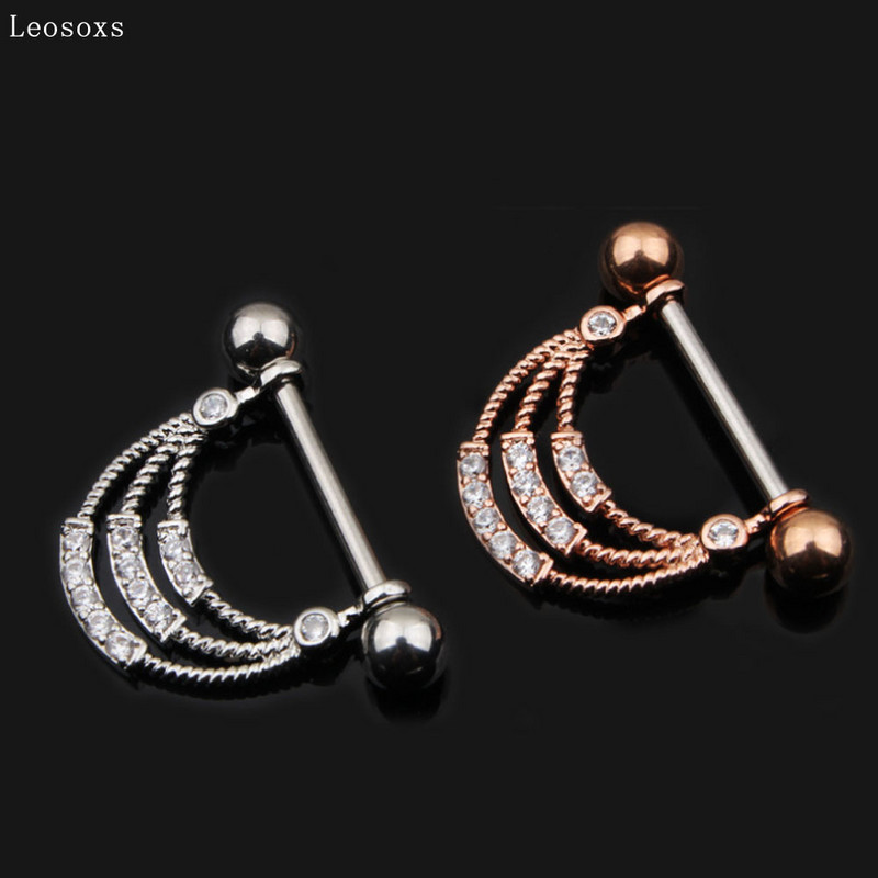 Leosoxs, 2 bucăți, inel pentru lapte, popular inel de zircon din oțel inoxidabil în Europa și America