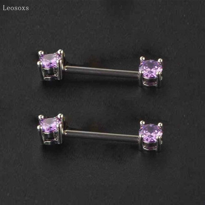 Leosoxs 2db Trend Creative Color cirkon türkiz tejes körömpiercing ékszer