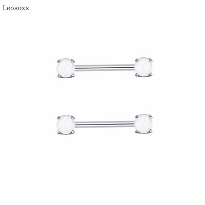 Leosoxs 2db Trend Creative Color cirkon türkiz tejes körömpiercing ékszer