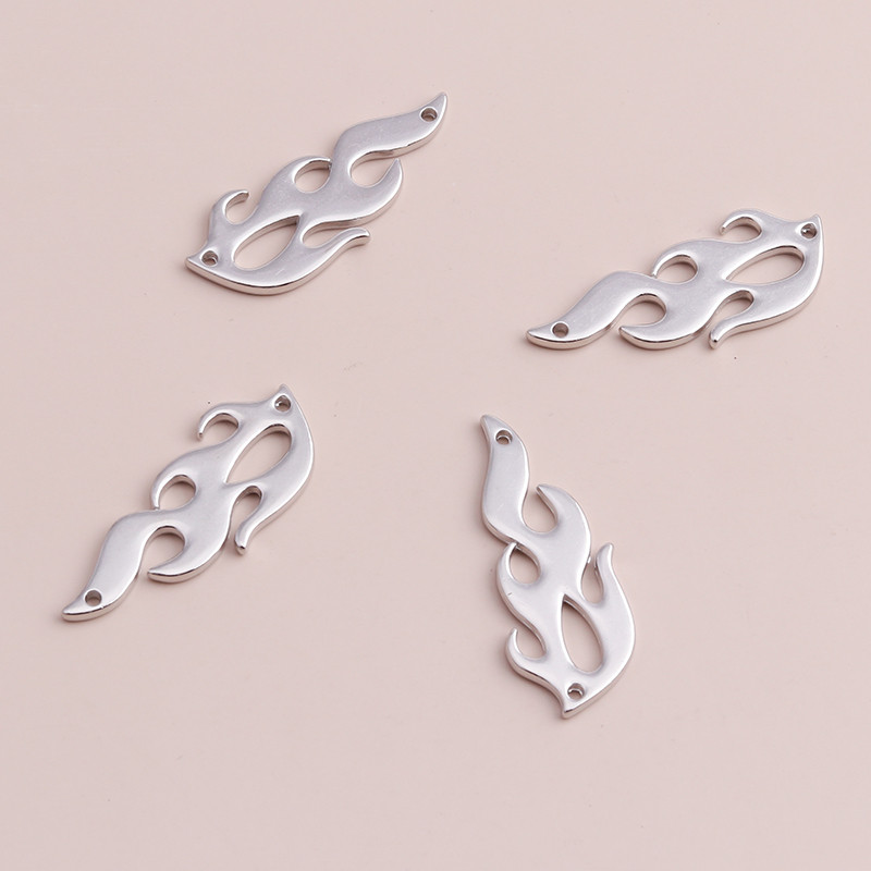 8 buc. Conectori de flacără din aliaj de metale grele Mărgele pentru realizarea de brățări și coliere manuală Găsirea de bijuterii 39x15mm