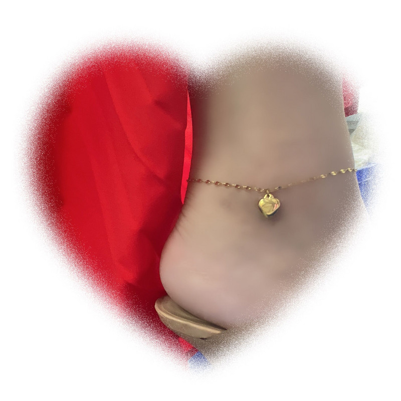 15 bucăți/lot 316L din oțel inoxidabil gleznele drăguțe cu inimă pentru femei și fete, bijuterii de modă, mix de modele disponibile