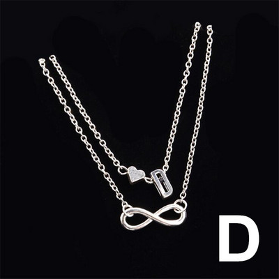 Boho kezdeti bokalánc szív Infinity ezüst színű boka karkötő lábon lánc 26 betűs bokaláncok női boka strand láb ékszerek