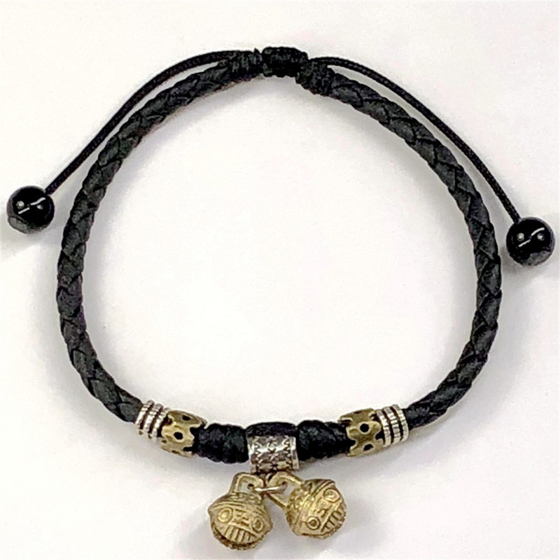 Clopot gleznă frânghie gleznă lucrată manual pentru bărbați, bijuterii de modă, accesorii, 2020, sunete sunete, brățară pentru picioare, ornament vintage