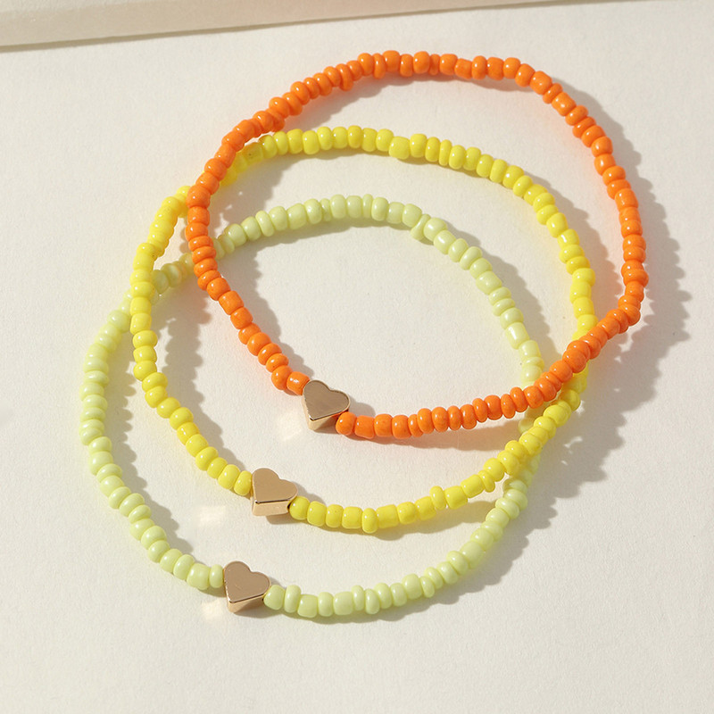 3/6 buc gleznă colorată cu margele pentru femei Boemia gleznă lucrată manual pe picior Sandale de vară plajă bijuterii desculț 19 cm lungime