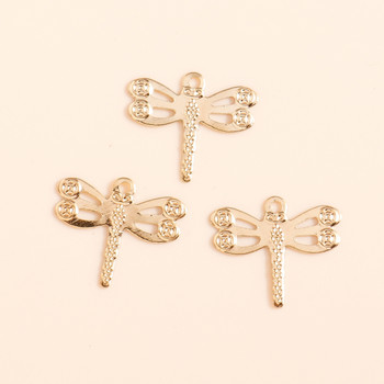 100 τμχ 14X12 mm Dragonfly Charms για κατασκευή κοσμημάτων και κατασκευή μεταλλικών σκουλαρίκια κρεμαστά κολιέ Κολιέ Δώρα DIY κοσμήματα