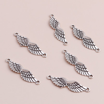 20 buc. Pandantive cu trei frunze de modă, brățări de bricolaj, frunze de epocă, mărgele, farmece, fabricarea de coliere, accesorii 20x20mm