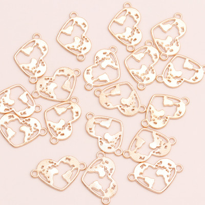 20 buc. Pandantive cu trei frunze de modă, brățări de bricolaj, frunze de epocă, mărgele, farmece, fabricarea de coliere, accesorii 20x20mm