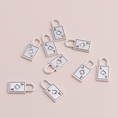 20 buc. Pandantive cu trei frunze de modă, brățări de bricolaj, frunze de epocă, mărgele, farmece, fabricarea de coliere, accesorii 20x20mm