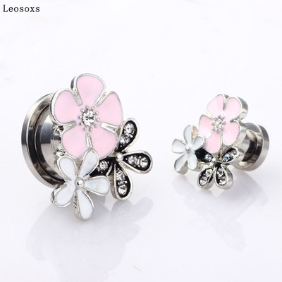 Leosoxs 2 buc. Bijuterii piercing urechi din oțel inoxidabil