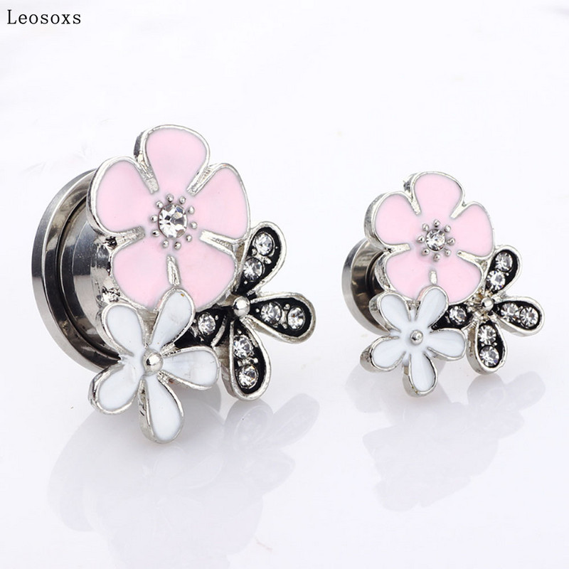 Leosoxs 2 buc. Bijuterii piercing urechi din oțel inoxidabil