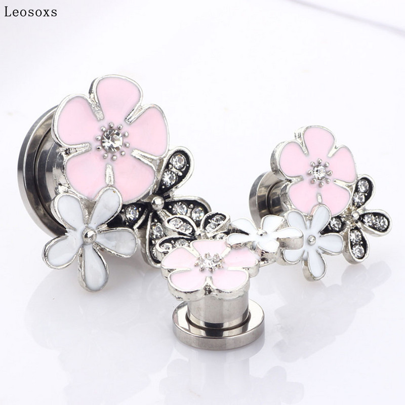 Leosoxs 2 buc. Bijuterii piercing urechi din oțel inoxidabil