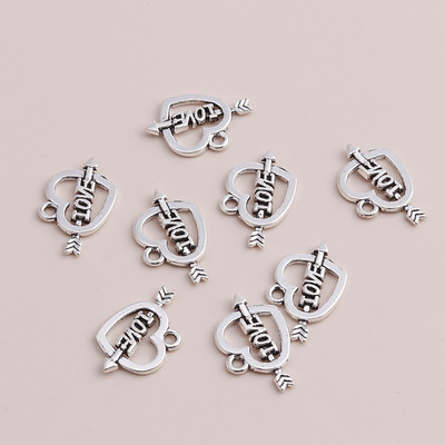 40db arany ezüst színű 25x14mm kereszt medálok gyöngyök barkácsoláshoz nyakláncok és karkötők készítése kézzel készített ékszerek