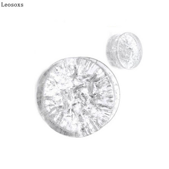 Leosoxs 2 Pcs 8-25mm Popcorn Earrings Plugs and Tunnels Earrings Double Horn Εξαιρετικό διάτρητο σώμα