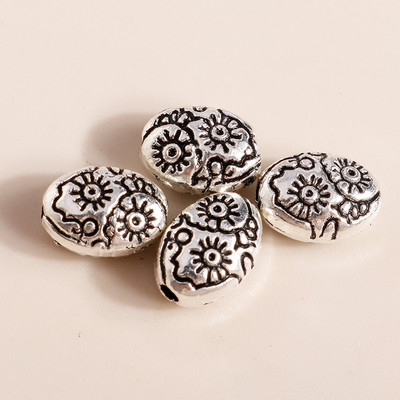 50 buc. Arboreț mic al vieții, bricolaj, pandantive, coliere, vintage, argint antic, copaci, farmece, bijuterii, accesorii 13x13mm