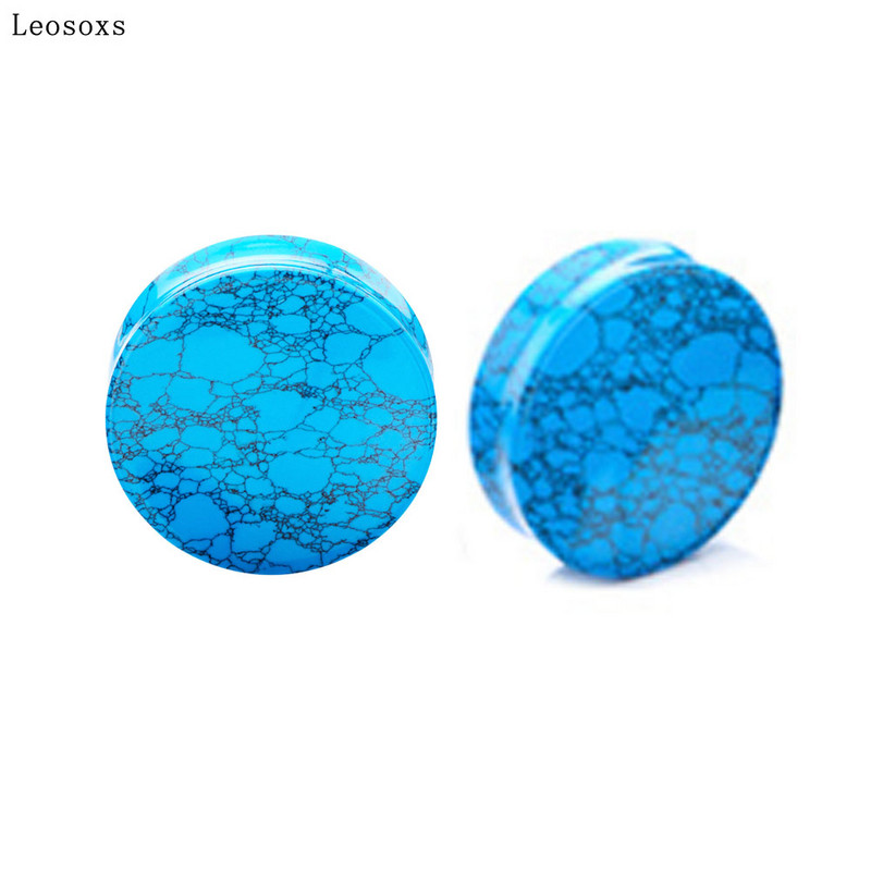 Leosoxs 2db Külkereskedelmi Akciós Kék fülerősítő, Kőfülű Pinna, Exquisite Piercing Ékszer
