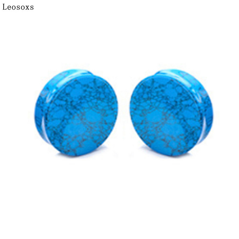 Leosoxs 2db Külkereskedelmi Akciós Kék fülerősítő, Kőfülű Pinna, Exquisite Piercing Ékszer