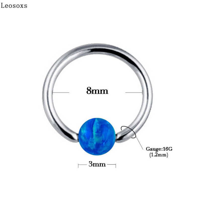 Leosoxs 2 buc Cercei inel pentru nas Inel pentru buze Inel pentru sâni Bijuterii explozive Piercing pentru corp european și american