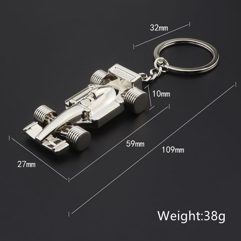 Breloc mașină F1 Racing Breloc Cadou creativ Cadou de afaceri Breloc metalic 3D de înaltă calitate Bărbați Femei Bijuterii cheie Cadouri