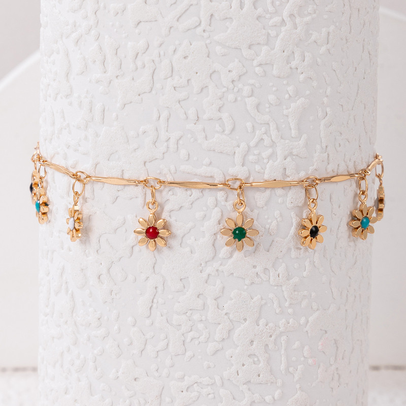 ToconaBohemia 1 buc/seturi de glezne de vară de culoare aurie bijuterii de piatră de cristal transparentă cu mai multe straturi Accesorii de bijuterii pentru femei 21839