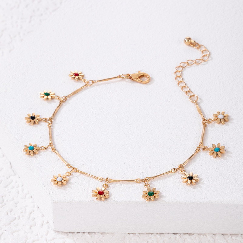 ToconaBohemia 1 buc/seturi de glezne de vară de culoare aurie bijuterii de piatră de cristal transparentă cu mai multe straturi Accesorii de bijuterii pentru femei 21839