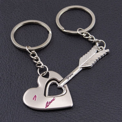 2db/szett Love Lock szív kulcstartó pár kulcstartó kulcstartó Új divat Valentin napi esküvői ajándék barátoknak