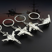 Linie aeriană promoțională breloc nou metal naval avion de luptă model aviație cadouri breloc model breloc avion avion avion breloc chei