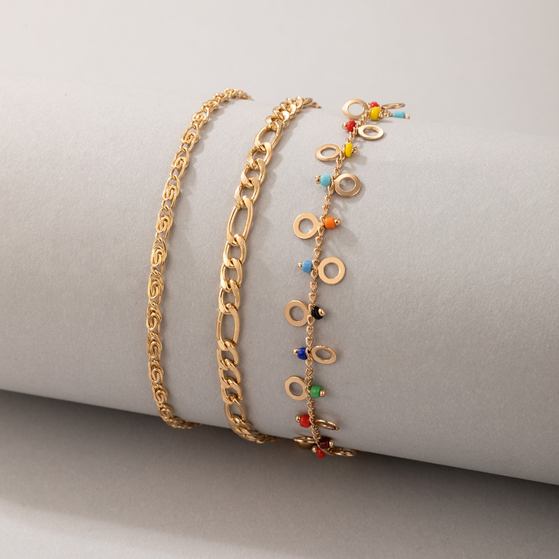 Tocona Boemia ciucuri stea lanț gleznă picior bijuterii cheie cireșe inimă aliaj farmec pentru femei accesorii de bijuterii de vară