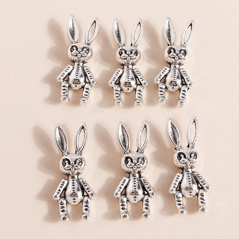 10 bucăți din aliaj de argint antic, păianjen, cerb, lup, dinozaur, brelocuri, cicadară, cămilă, iepure, urs, pandantive pentru bricolaj, colier, bijuterii