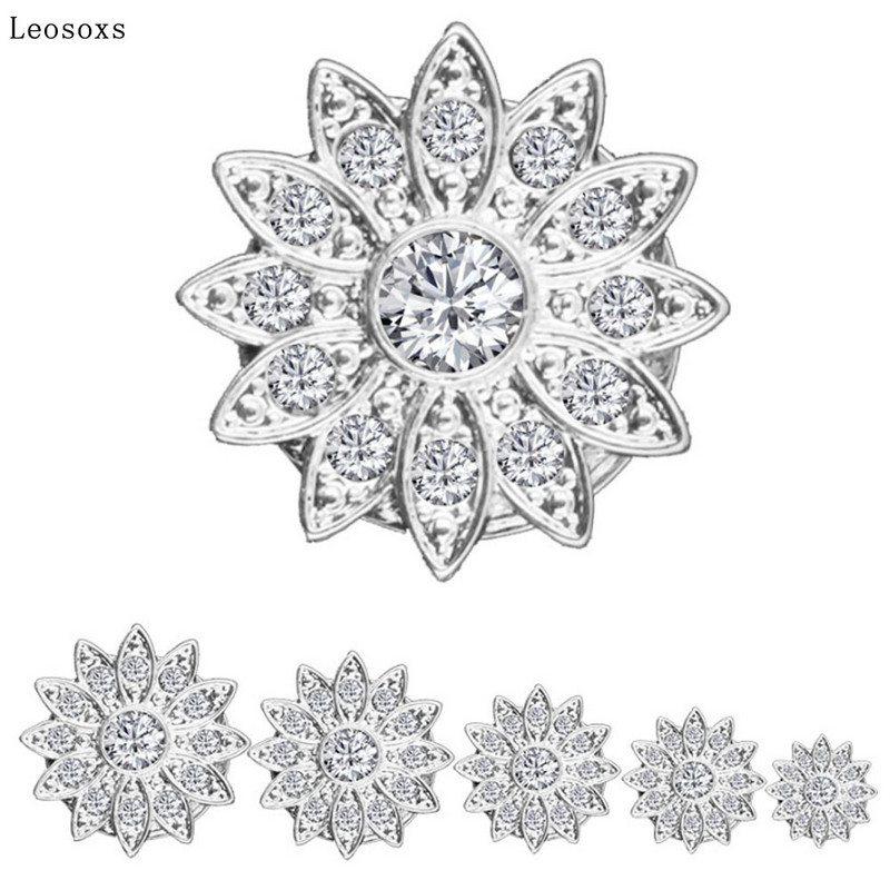 Leosoxs 2 buc Foreign Trade Hot New Product Floarea Soarelui Ear Pinna, Scripete din oțel inoxidabil pentru ureche, Bijuterii pentru piercing pentru corpul uman