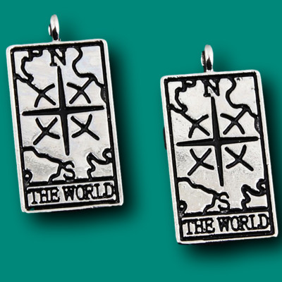 15 komada mješovite posrebrene vještičje tarot karte za proricanje Mjesec Sunce Svijet Privjesak DIY šarm narukvica Ogrlica Izrada nakita