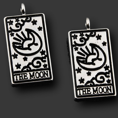 15 komada mješovite posrebrene vještičje tarot karte za proricanje Mjesec Sunce Svijet Privjesak DIY šarm narukvica Ogrlica Izrada nakita