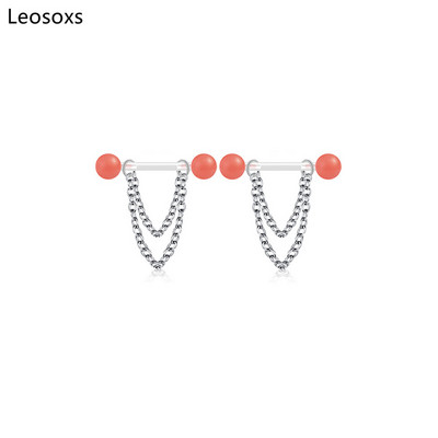 1 pereche de bijuterii acrilice luminoase pentru piercing pentru mamelon, inel pentru mamelon în formă de V, 14G, piercing pentru corp, bară de piercing sexy pentru mamelon, în 8 culori