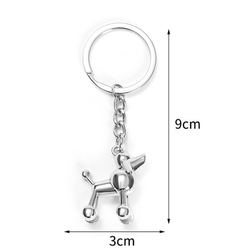 3D uszkár kulcstartó aranyos kulcstartó nőknek férfiaknak Lucky Pet Dog kulcstartó kulcstartó táska kulcstartó ékszer ajándék