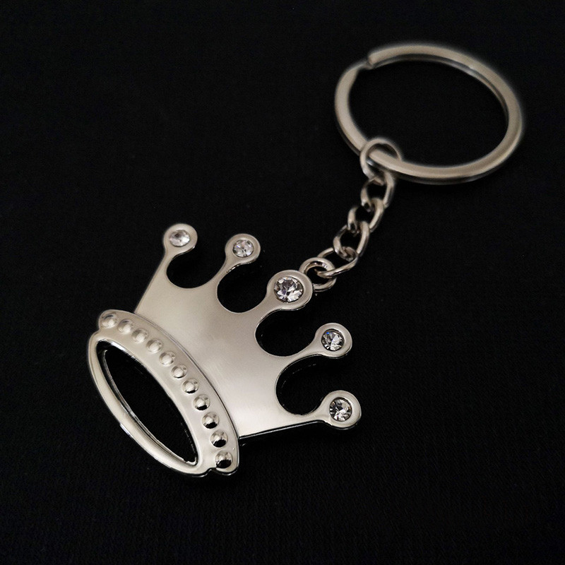 Breloc drăguț cu coroană regele regale pentru femei, la modă, pentru petrecerea de aniversare, breloc pentru chei, metal de înaltă calitate, Portachiavi Chaveiro Llaveros