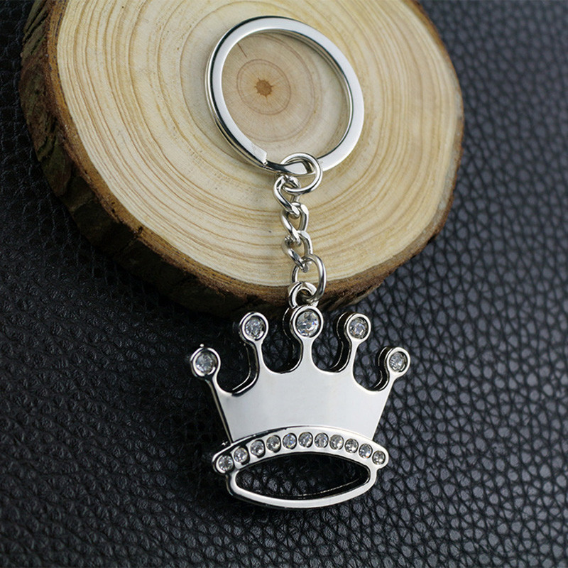 Breloc drăguț cu coroană regele regale pentru femei, la modă, pentru petrecerea de aniversare, breloc pentru chei, metal de înaltă calitate, Portachiavi Chaveiro Llaveros