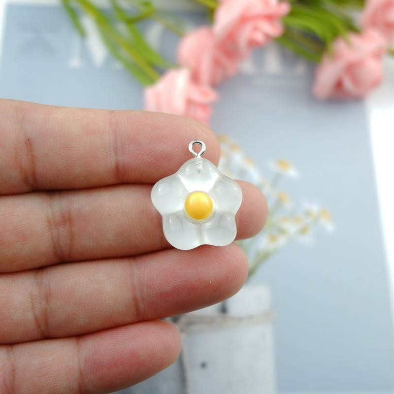 Ciuperci de rață cu flori pentru confecţionarea de bijuterii, bricolaj, cercei, brăţară, pandantiv, accesorii, descoperiri, fabricarea telefonului, vânzări cu ridicata