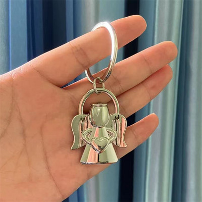 Breloc cu înger de metal nou Breloc Breloc Breloc Suport cheie Portachiavi Chaveiro Llaveros de înaltă calitate Cadou cu farmec pentru geantă
