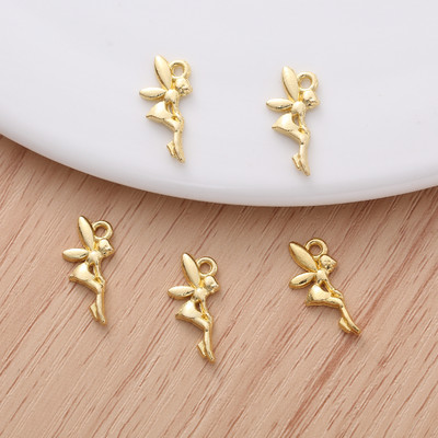 50 de bucăți Brelocuri de elf cu zâne de epocă potrivite pentru colier cu pandantiv pentru femei, bricolaj, fabricare de bijuterii, accesorii pentru brățări