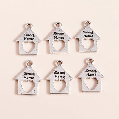 40 bucăți 23*10 mm Brelocuri Polaris de modă pentru accesorii pentru fabricarea de bijuterii Polar Star Charms Pandantive Colier Fabricare breloc