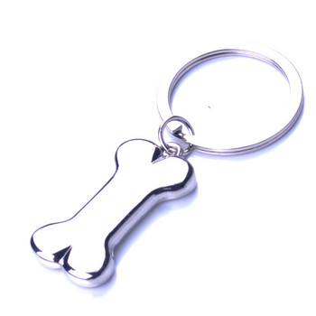 2021 Cute Dog Bone Keychain Fashion Alloy Charms Κρεμαστό κατοικίδιο Ετικέτες Θήκη μπρελόκ για άνδρες Γυναικεία Δώρο κοσμήματα μπρελόκ αυτοκινήτου